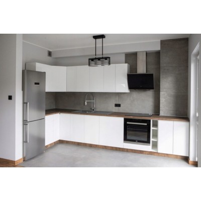 Virtuvės komplektas ASPEN-4 (Blizgus baltas/Baltas) (komplektuojamas)